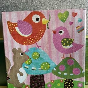 Oopsy Daisy Too Canvas Wall Art Lori Siebert Love Nature. 11x11